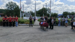 Жители района простились с участником СВО Леонтьевым Валерием Борисовичем