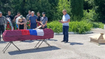 Жители района простились с участником СВО Дмитриевым Виктором